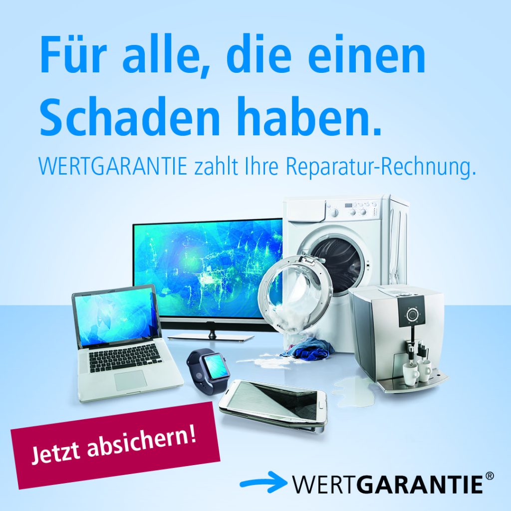 WERTGARANTIE Geräteschutz für Smartphone, Tablet, Laptop und weitere Elektronik